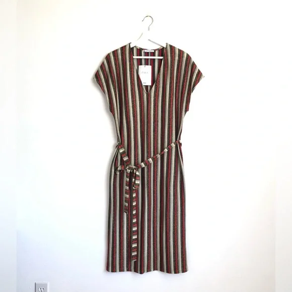 slim fit dress slacks Two-Tone Striped Dress main image 1